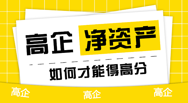 安徽省高新技术企业认定净资产得分