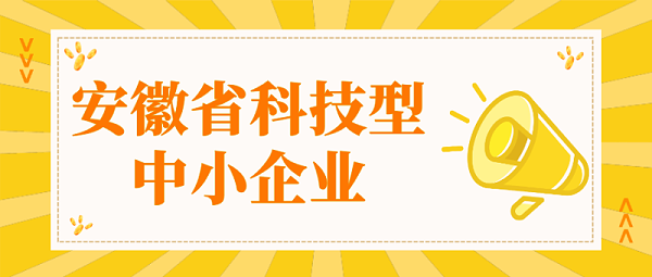 安徽省科技型中小企业