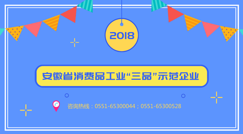 2018年安徽省消费品工业“三品”示范企业申报条件