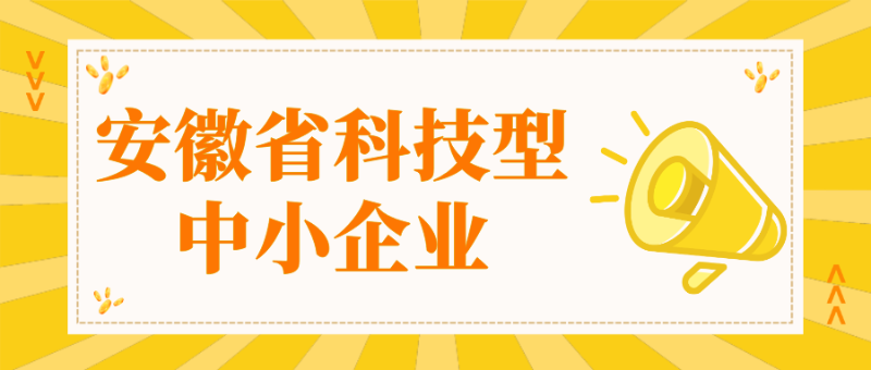 安徽省科技型中小企业